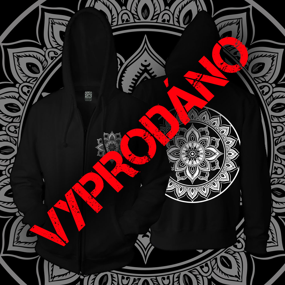 Unisex mikina zip Mandala TWO limitovaná edice